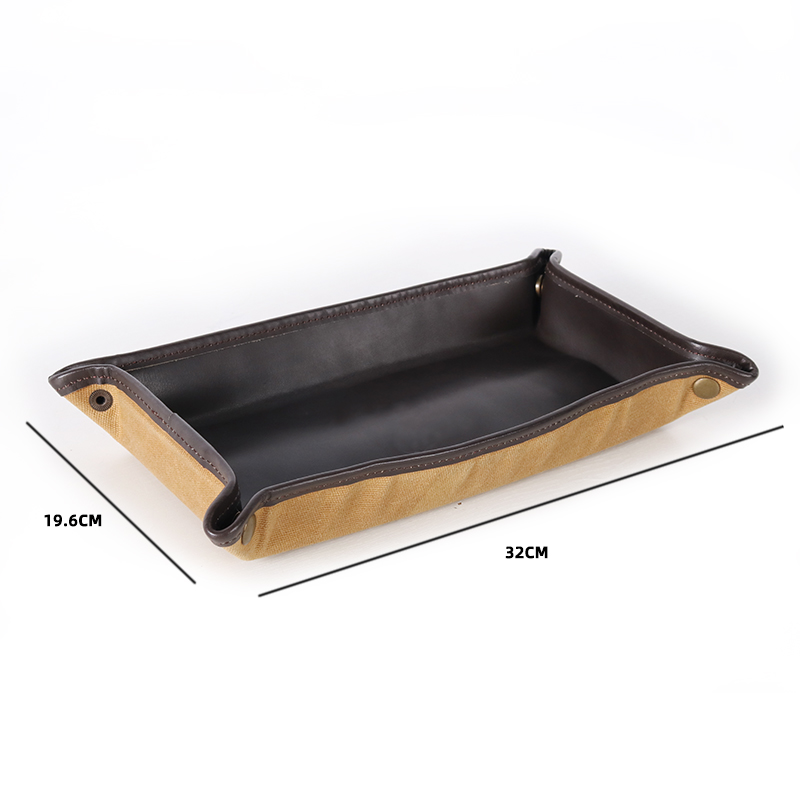 CHANGRONG Custom Leather Valet Jewelry Tray 男士