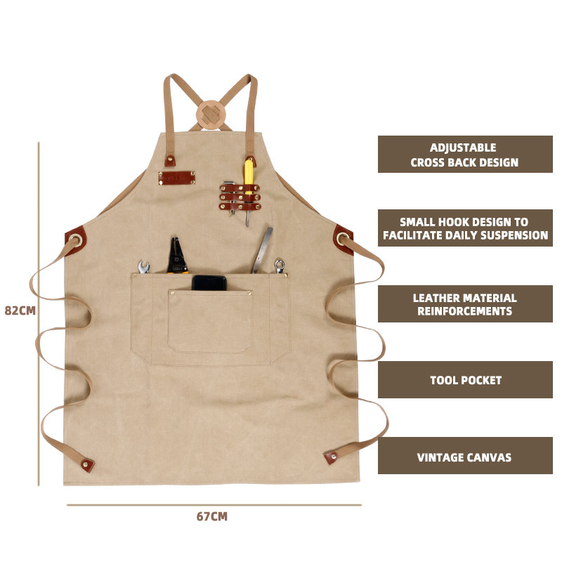长荣定制帆布木工车间围裙